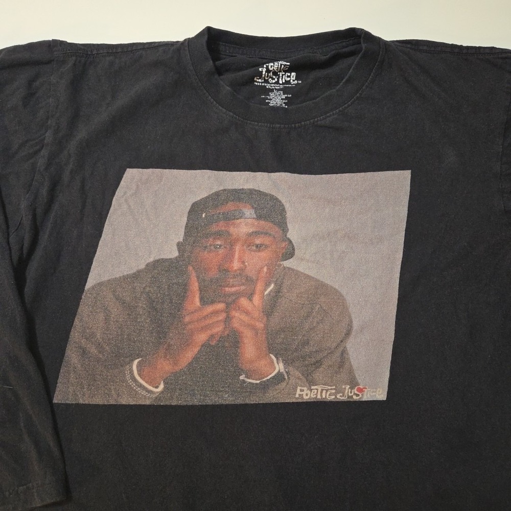 Poetic Justice Tupac Mall T-Shirt Long Sleeve (Size Large)‎ - Picture 2 of 8